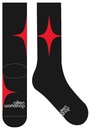 ALIEN WORKSHOP STAR SOCKS HEATHER BLACK/RED