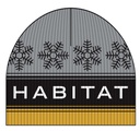 HABITAT RETRO SNOW BEANIE GREY/BLACK/GOLD