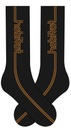 HABITAT ELLIPSE SOCKS BLACK/DIRT