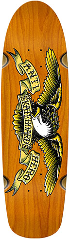 ANTI-HERO TEAM MISREGISTERED EAGLE WITH WHEEL WELLS SHAPED DECK 9.18