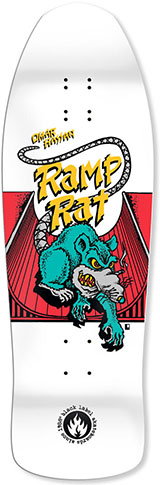 BLACK LABEL OMAR HASSAN RAMP RAT SHAPED DECK 10.00 X 31.25