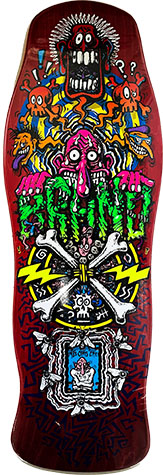 BRAND-X TEAM X-DREAM SHAPED DECK 10.00 X 30.25 (HAND SCREENED)
