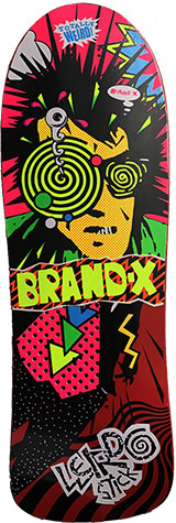 BRAND-X TEAM WEIRD-STICK SHAPED DECK 10.00 X 30.00 (HAND SCREENED)
