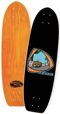 THE HEATED WHEEL TEAM BANK MAULER DECK 8.25 X 28.00
