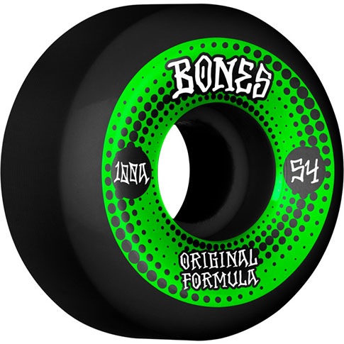 BONES 100S OG ORIGINALS BLACK V5 54MM 100A (Set of 4)
