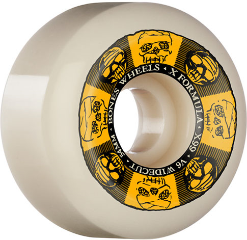 BONES X-FORMULA BLACK & GOLD V6 54MM 99A (Set of 4)