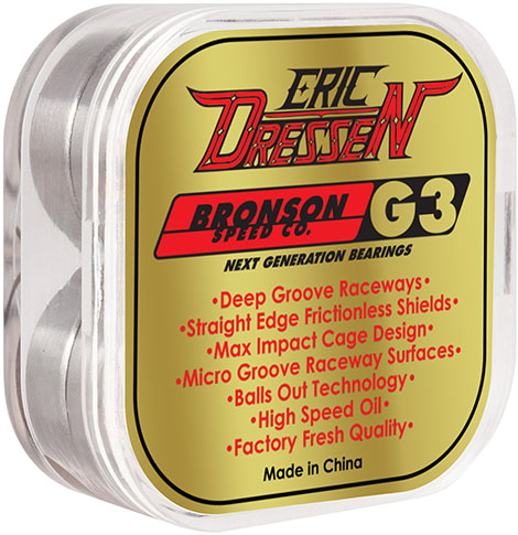 BRONSON SPEED CO. G3 ERIC DRESSEN PRO BEARINGS 8 PK