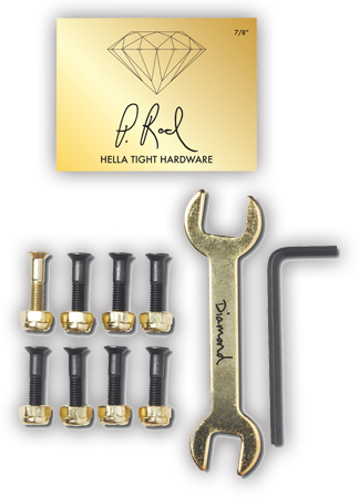 DIAMOND HARDWARE HELLA TIGHT P-ROD GOLD 7/8" ALLEN