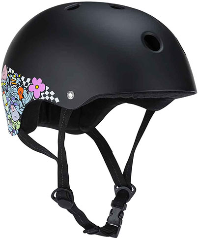 187 PRO SKATE HELMET  W/ SWEATSAVER LINER LIZZIE ARMANTO MATTE BLACK S