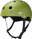 187 PRO SKATE HELMET  W/ SWEATSAVER LINER ARMY GREEN MATTE L