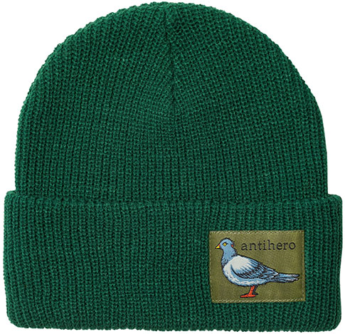 ANTI-HERO LIL PIGEON CUFF BEANIE DARK GREEN