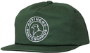 ANTI-HERO BASIC PIGEON ROUND SNAPBACK HAT FOREST GREEN/WHITE