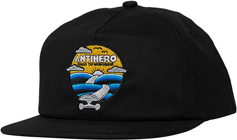 ANTI-HERO ROAD TO NOWHERE SNAPBACK HAT BLACK