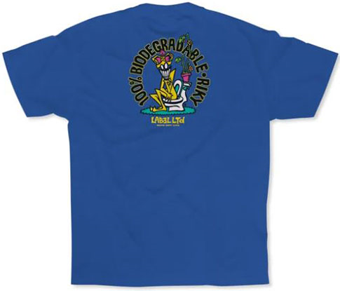 BLACK LABEL RIKY BARNES 100% BIODEGRADABLE ROYAL BLUE SS M