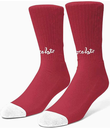CHOCOLATE LOST CHUNK SOCKS RED