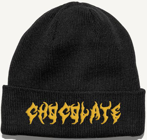 CHOCOLATE DEATH BEANIE BLACK/GOLD