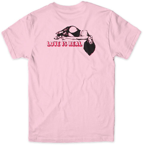 CHOCOLATE LOVE IS REAL PINK SS XL