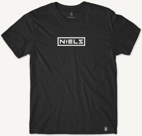 GIRL NINE INCH NIELS BLACK SS S